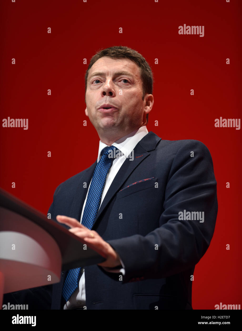 Iain McNicol Secrétaire Général du Parti du Travail © Della Batchelor/Alamy Live News Banque D'Images Iain McNicol Secrétaire Général du Parti du Travail © Della Batchelor/Alamy Live News Banque D'Images