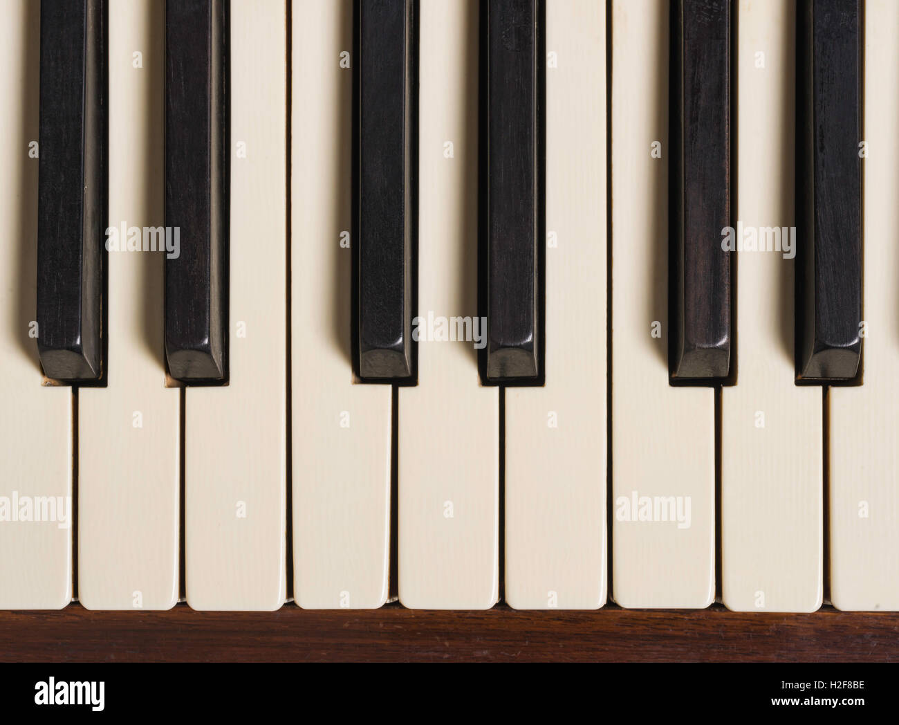 Close up of piano keys Banque D'Images