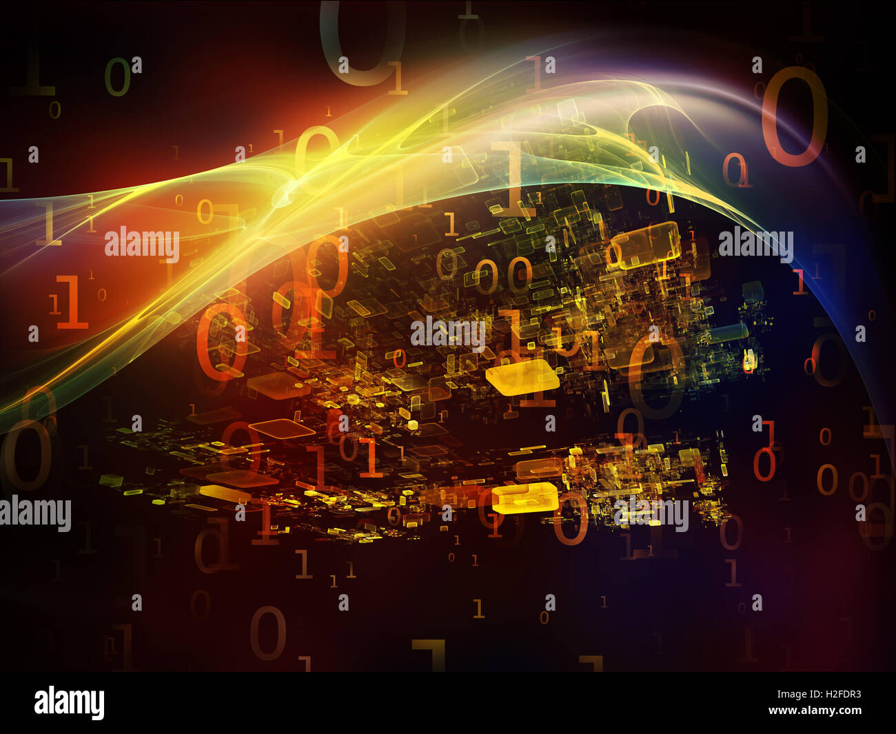 Chemin de Fractal Realms Banque D'Images