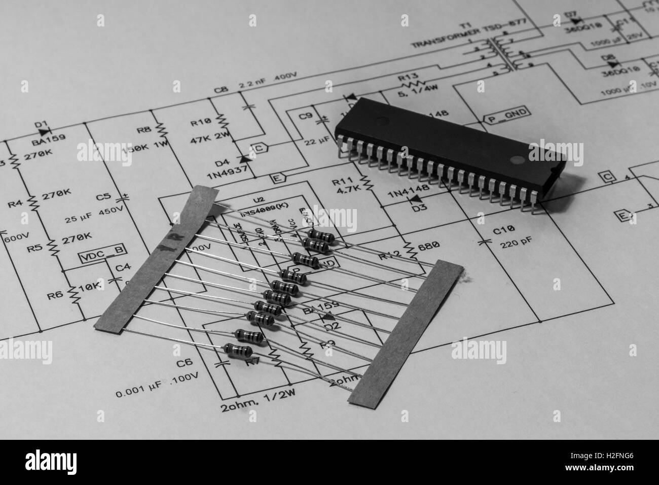 Electronics Banque D'Images