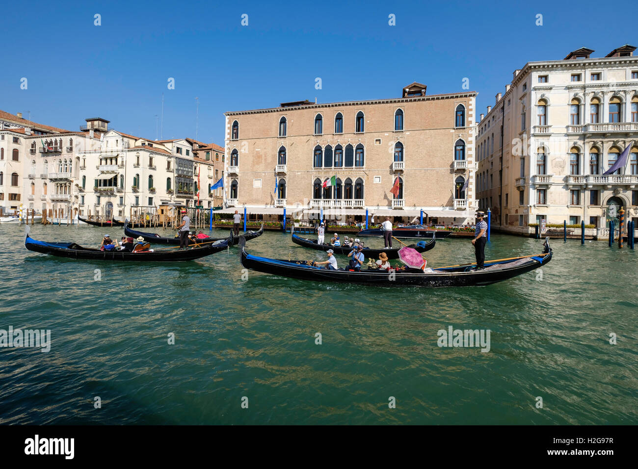 Grand Canal Venise Banque D'Images