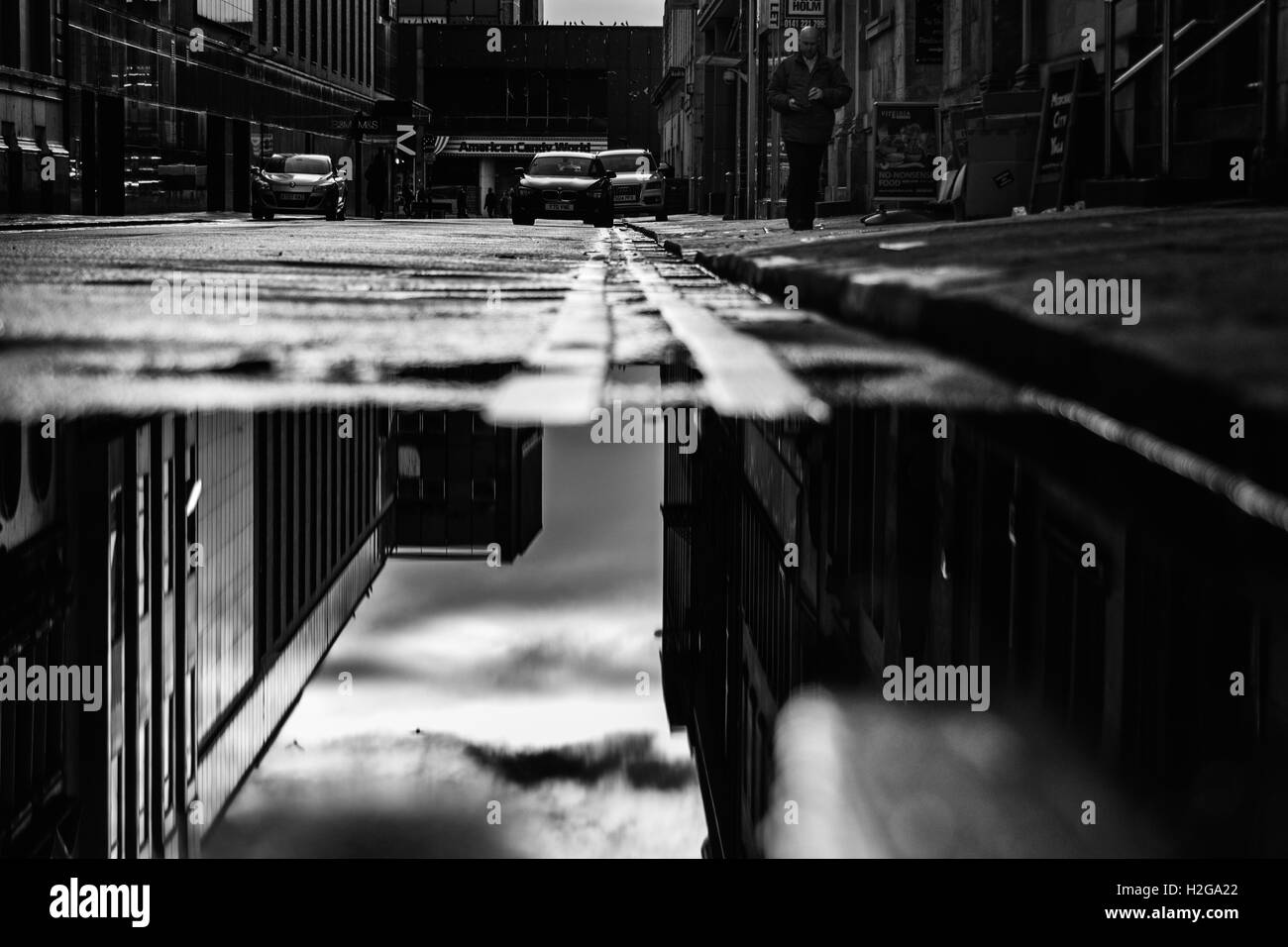 Images de rue autour de Glasgow en Écosse Banque D'Images