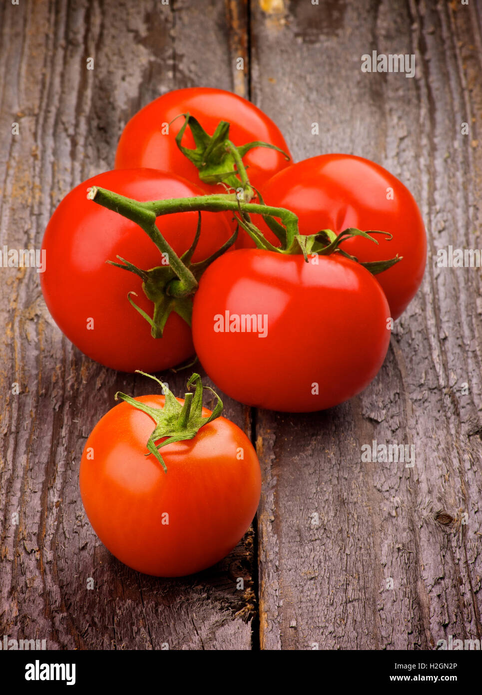 Tomates bien mûres Banque D'Images