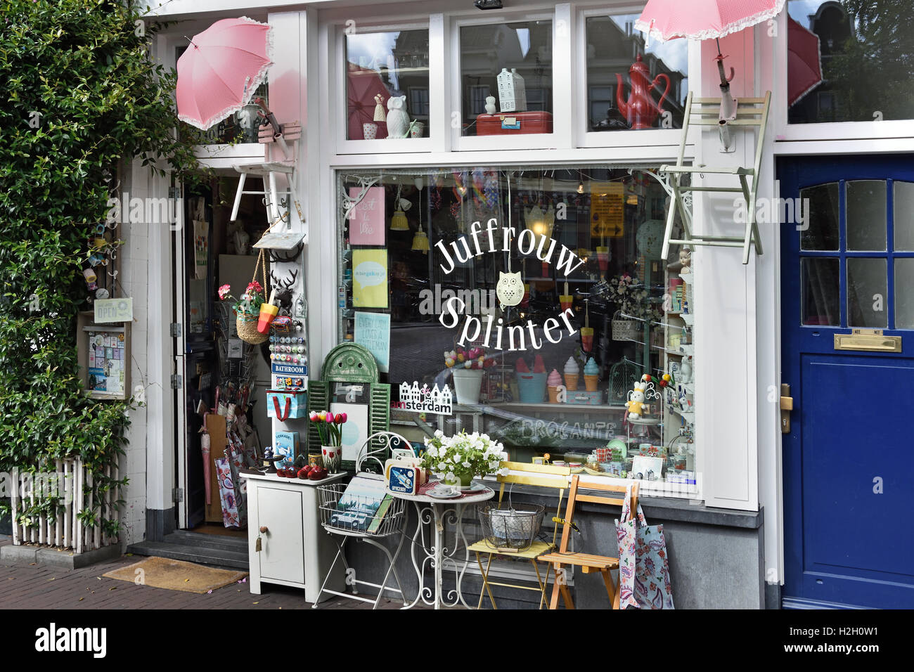 Juffrouw Splinter bazar swap Jordaan Prinsengracht Amsterdam Pays-Bas Banque D'Images Juffrouw Splinter bazar swap Jordaan Prinsengracht Amsterdam Pays-Bas Banque D'Images