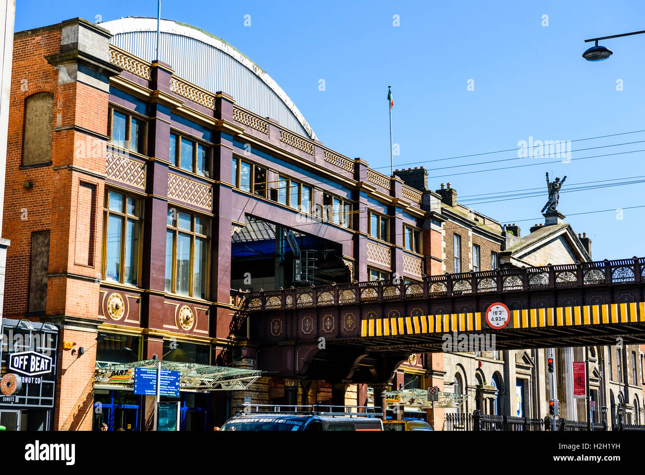 La gare de Pearse Dublin Ireland Banque D'Images