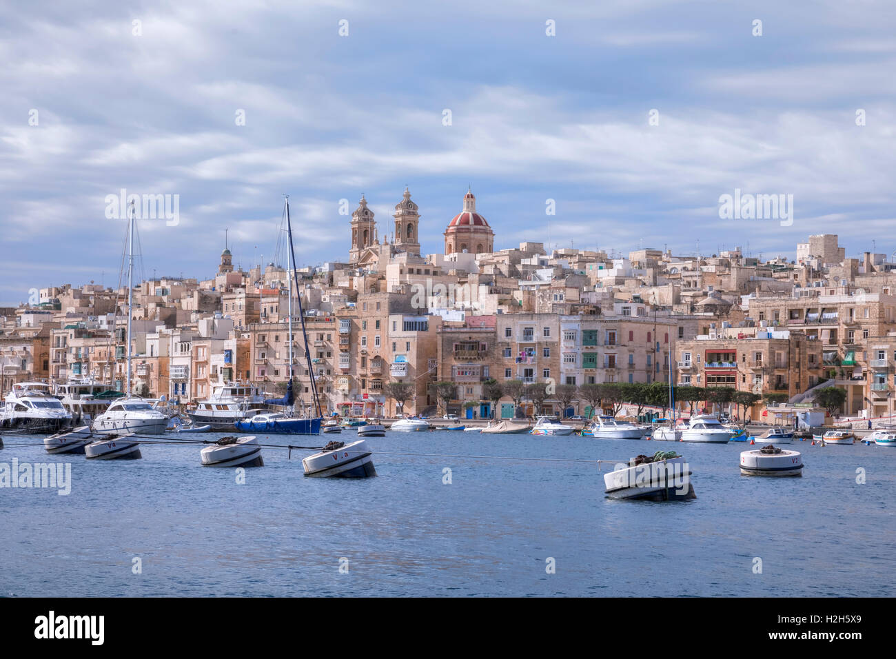 Trois villes, La Valette, Malte Banque D'Images