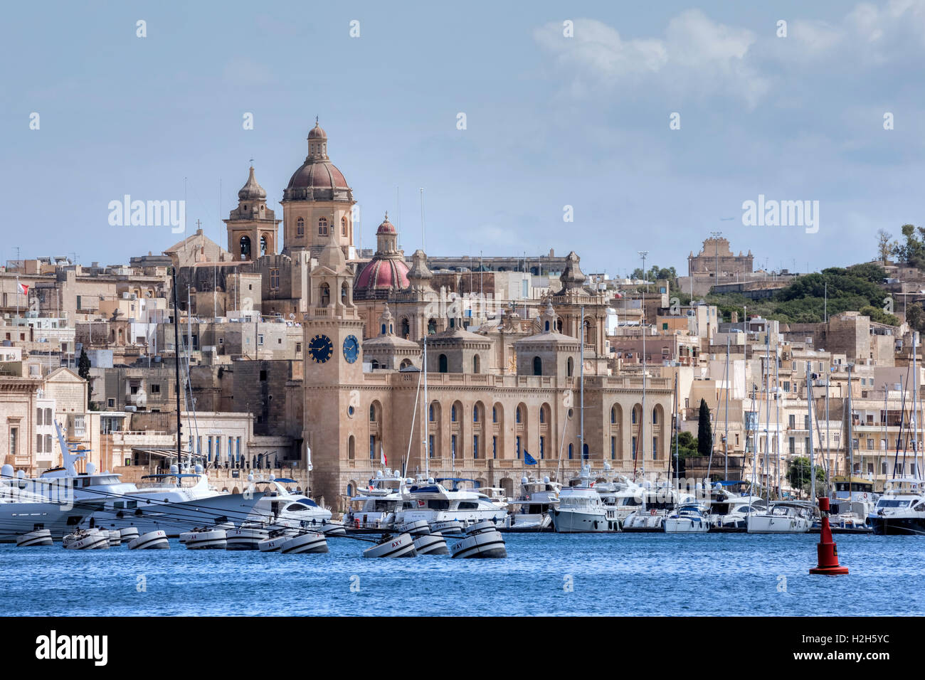 Trois villes, La Valette, Malte Banque D'Images