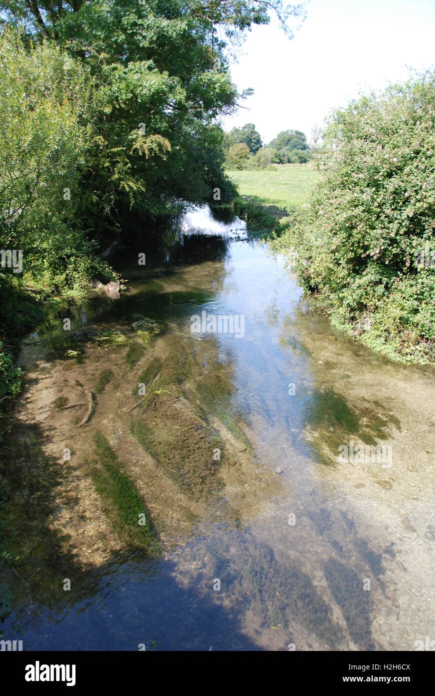 La rivière Meon Banque D'Images