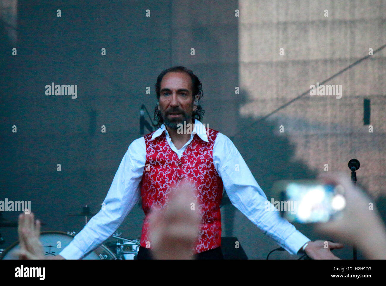 Auftritt der Band 'Shantel et le Bucovina Club Orkestar" Franzoesiches - Deutsch Fest vor dem Brandenburger Tor, 11. Juli 2015 Banque D'Images