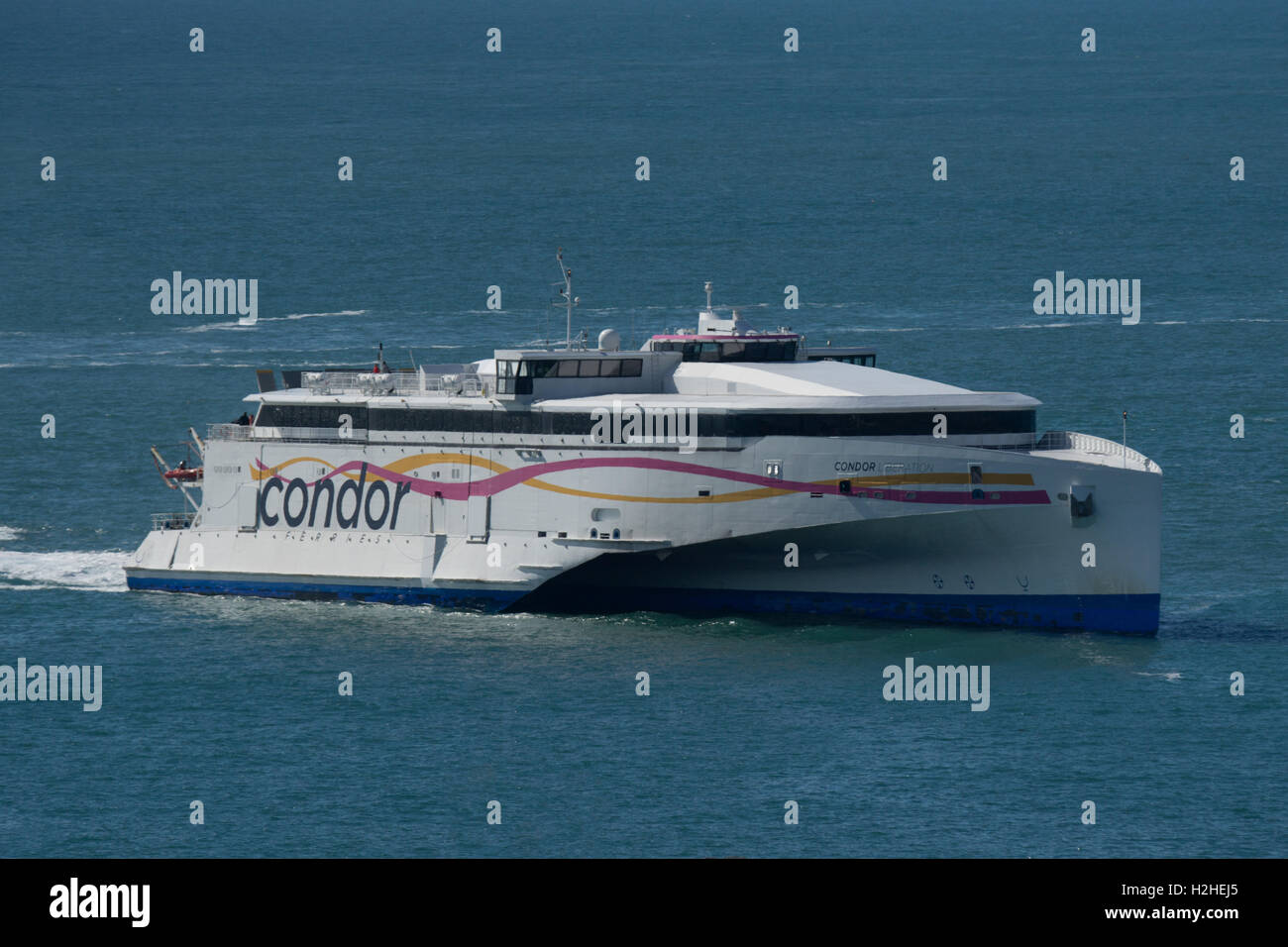 Condor Ferries et le transport de passagers,libération HSC Condor Photo ...