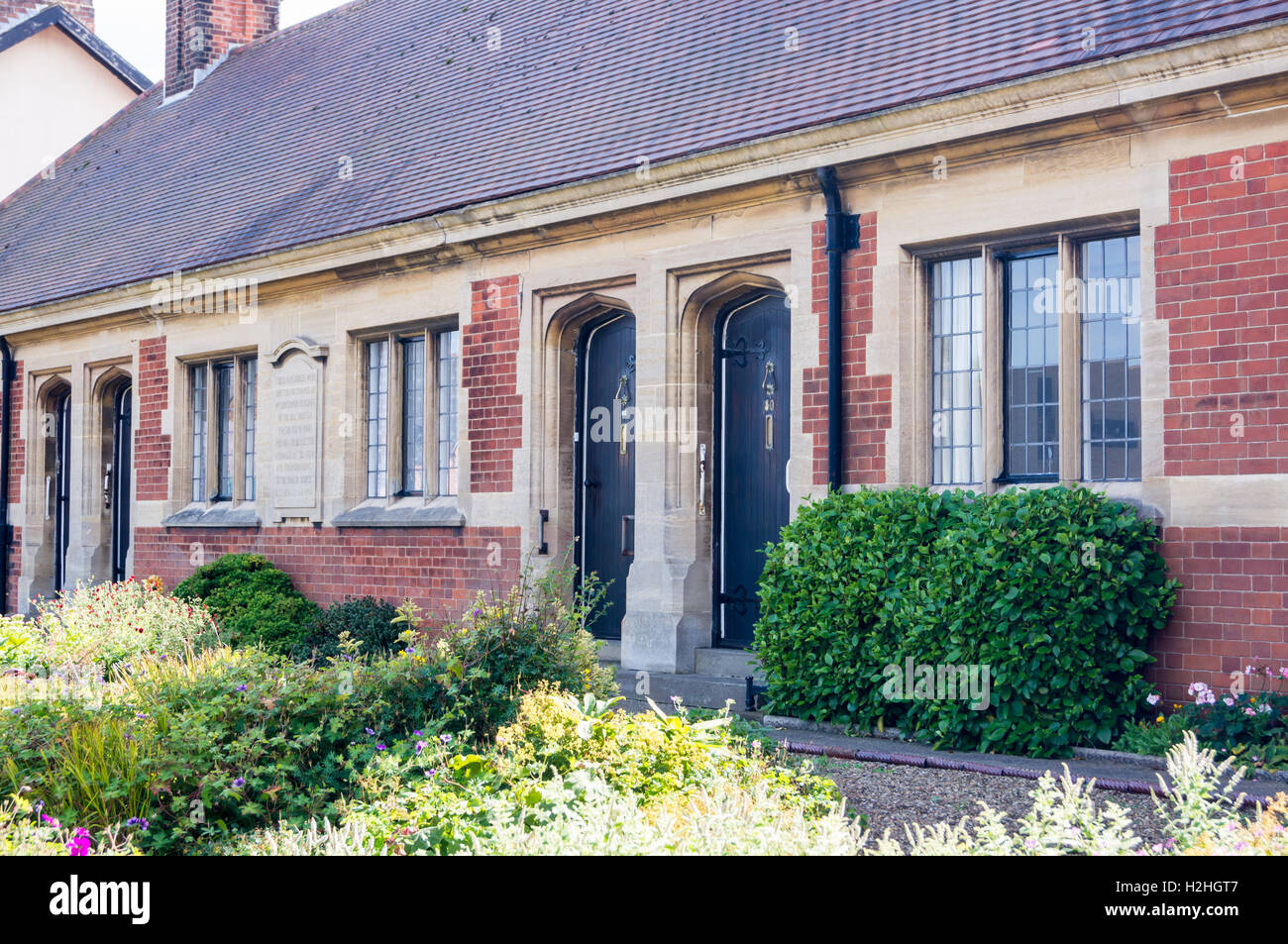 Hospices Pickering, Newbegin, Hornsea, East Riding, Yorkshire, Angleterre Banque D'Images
