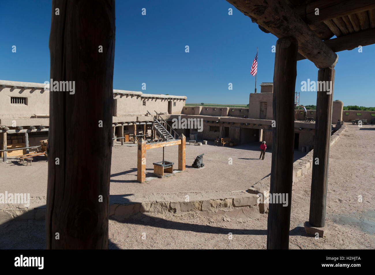 La Junta, Colorado - Bent's Old Fort Lieu historique national. Banque D'Images