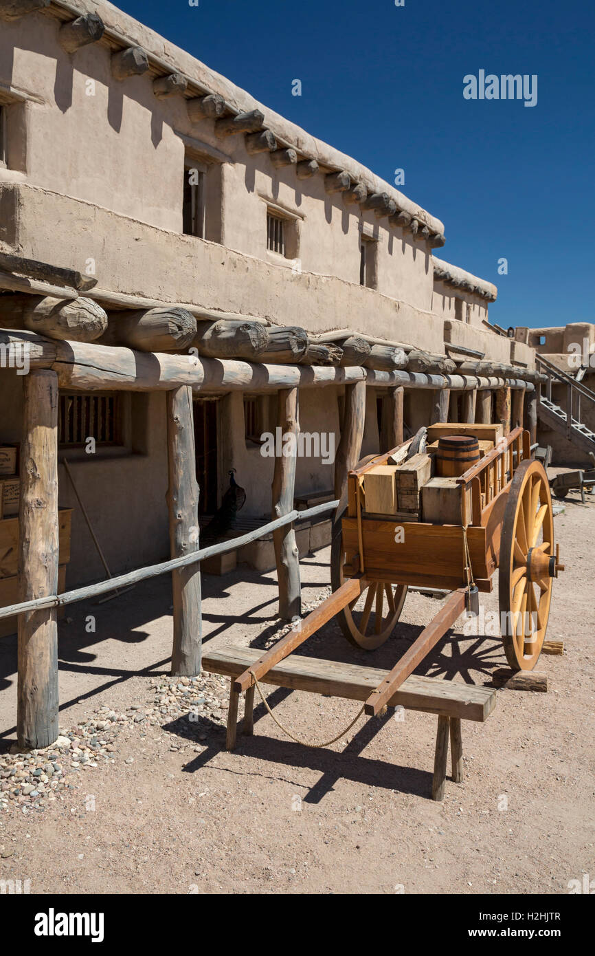 La Junta, Colorado - Bent's Old Fort Lieu historique national. Banque D'Images