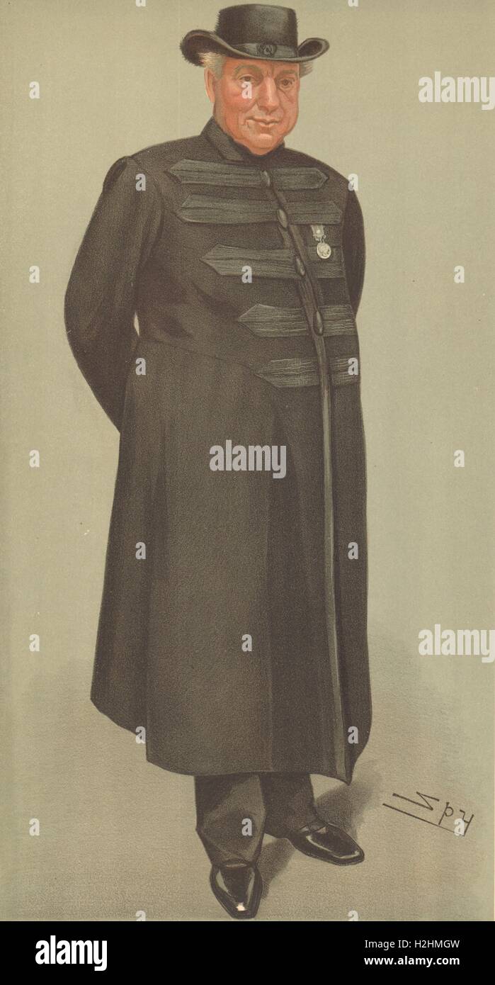 SPY VANITY FAIR CARTOON. Rev Arthur Robins 'l'évêque des soldats
