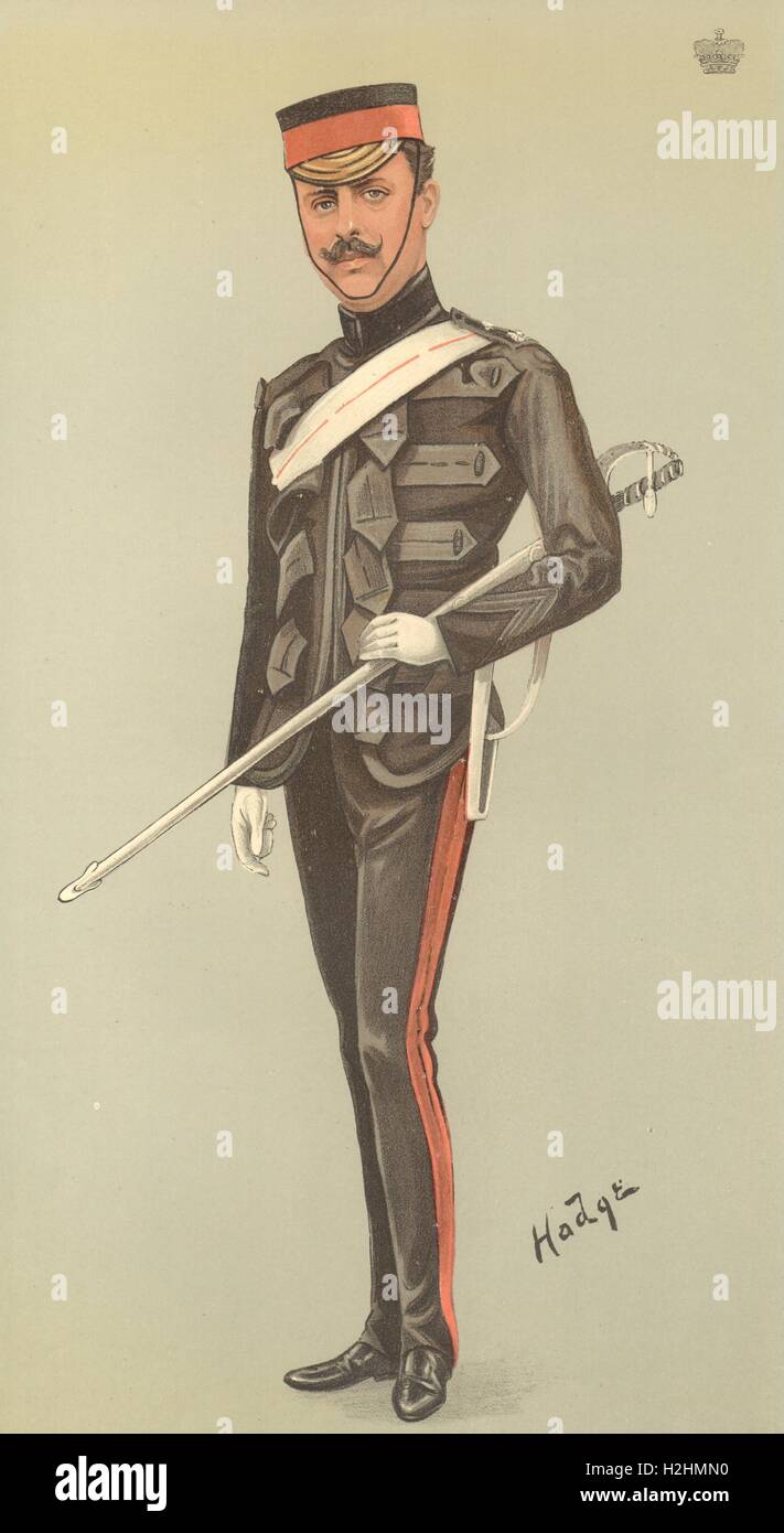 LE DESSIN ANIMÉ de L'ESPION VANITY FAIR James Hamilton 'il sera le duc 3rd' Abercorn 1899 Banque D'Images