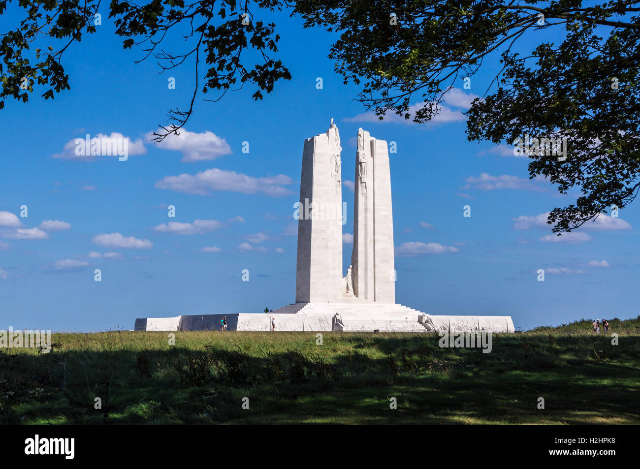 Mémorial National du Canada à Vimy par Walter Seymour Allward, 1925 - 1936, la crête de Vimy, Pas-de-Calais, hauts de France, France Banque D'Images