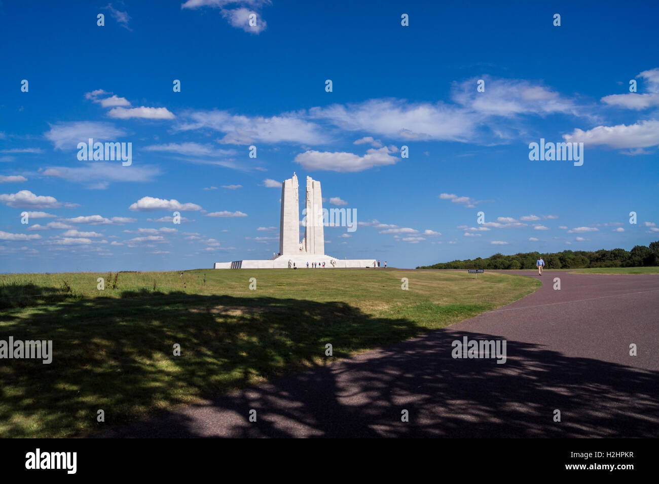 Mémorial National du Canada à Vimy par Walter Seymour Allward, 1925 - 1936, la crête de Vimy, Pas-de-Calais, hauts de France, France Banque D'Images