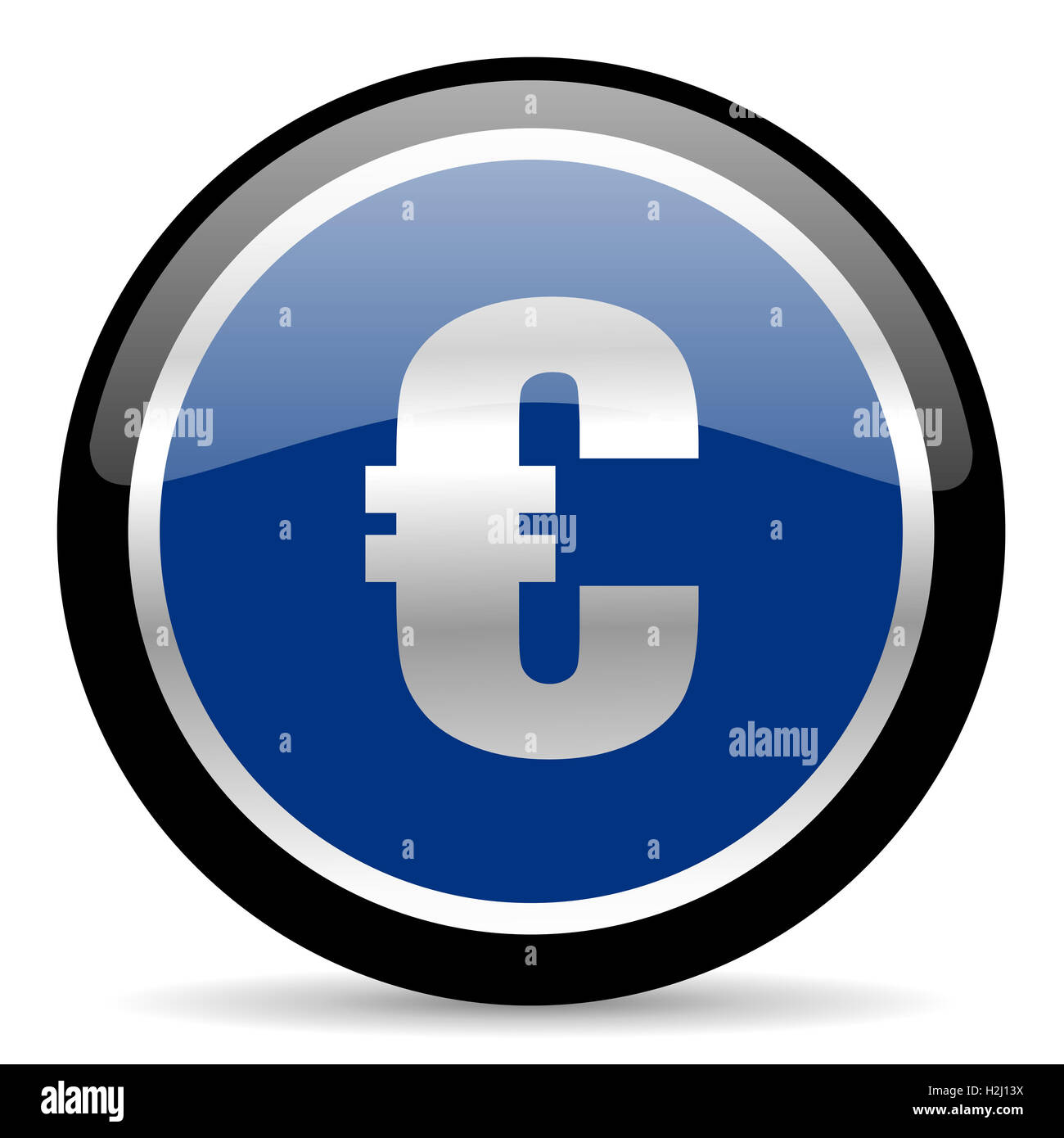 icône de l’euro Banque D'Images