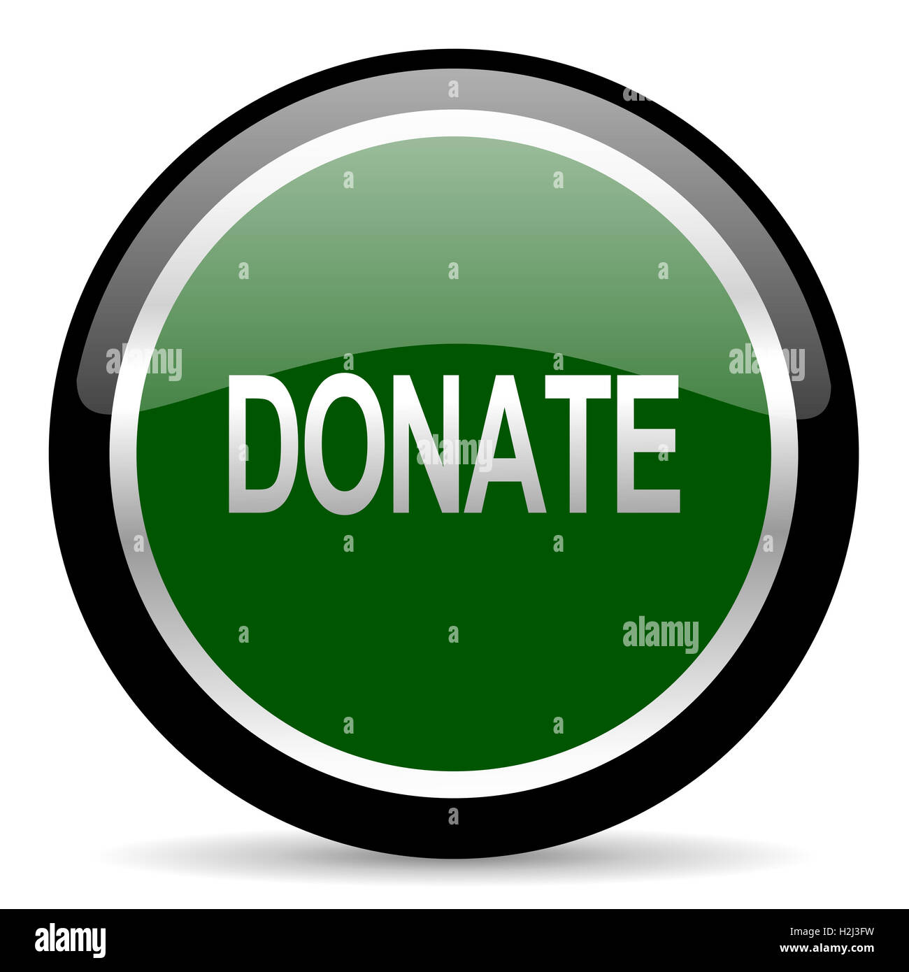 faire un don d’icône Banque D'Images