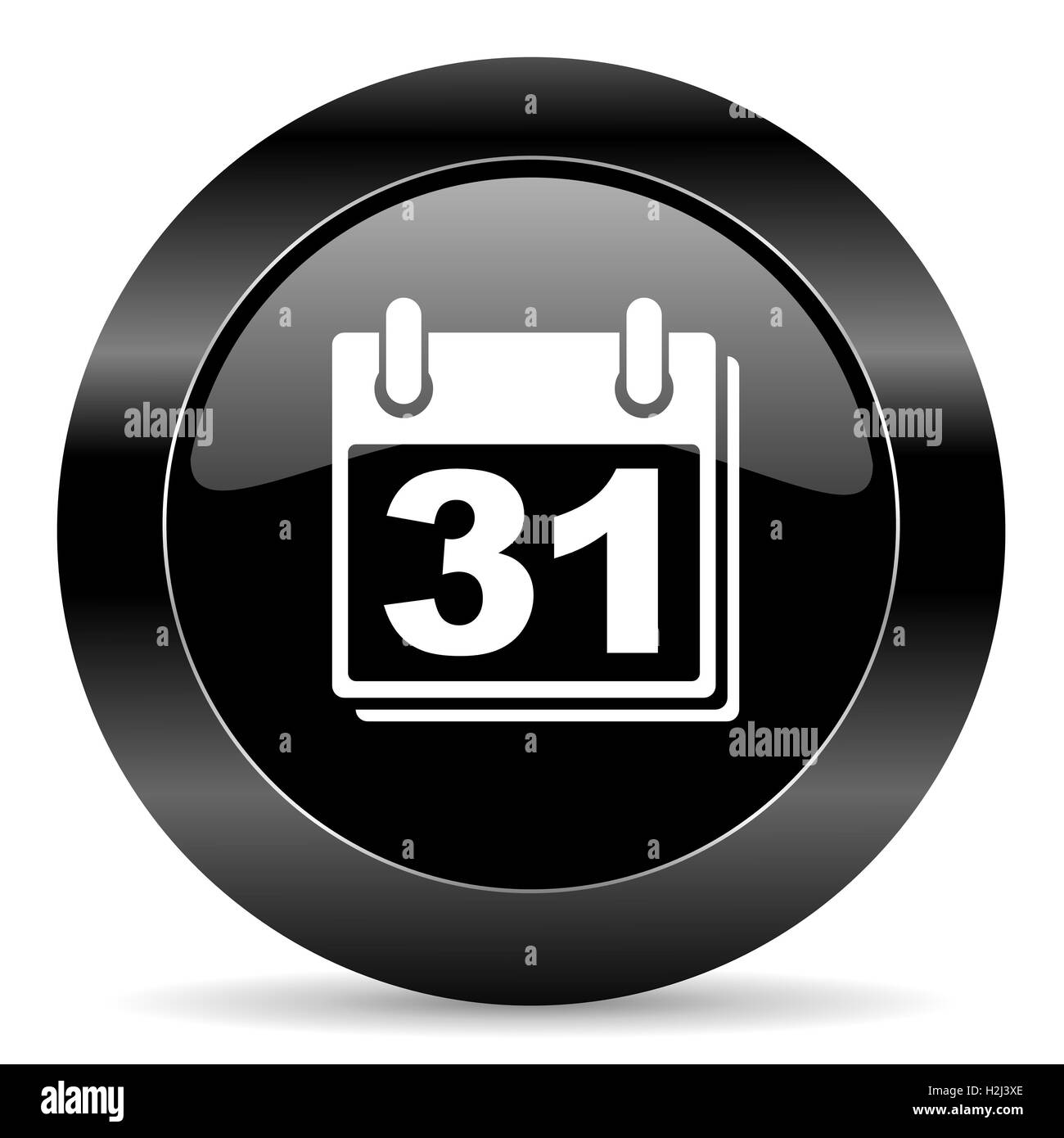 icône de calendrier Banque D'Images