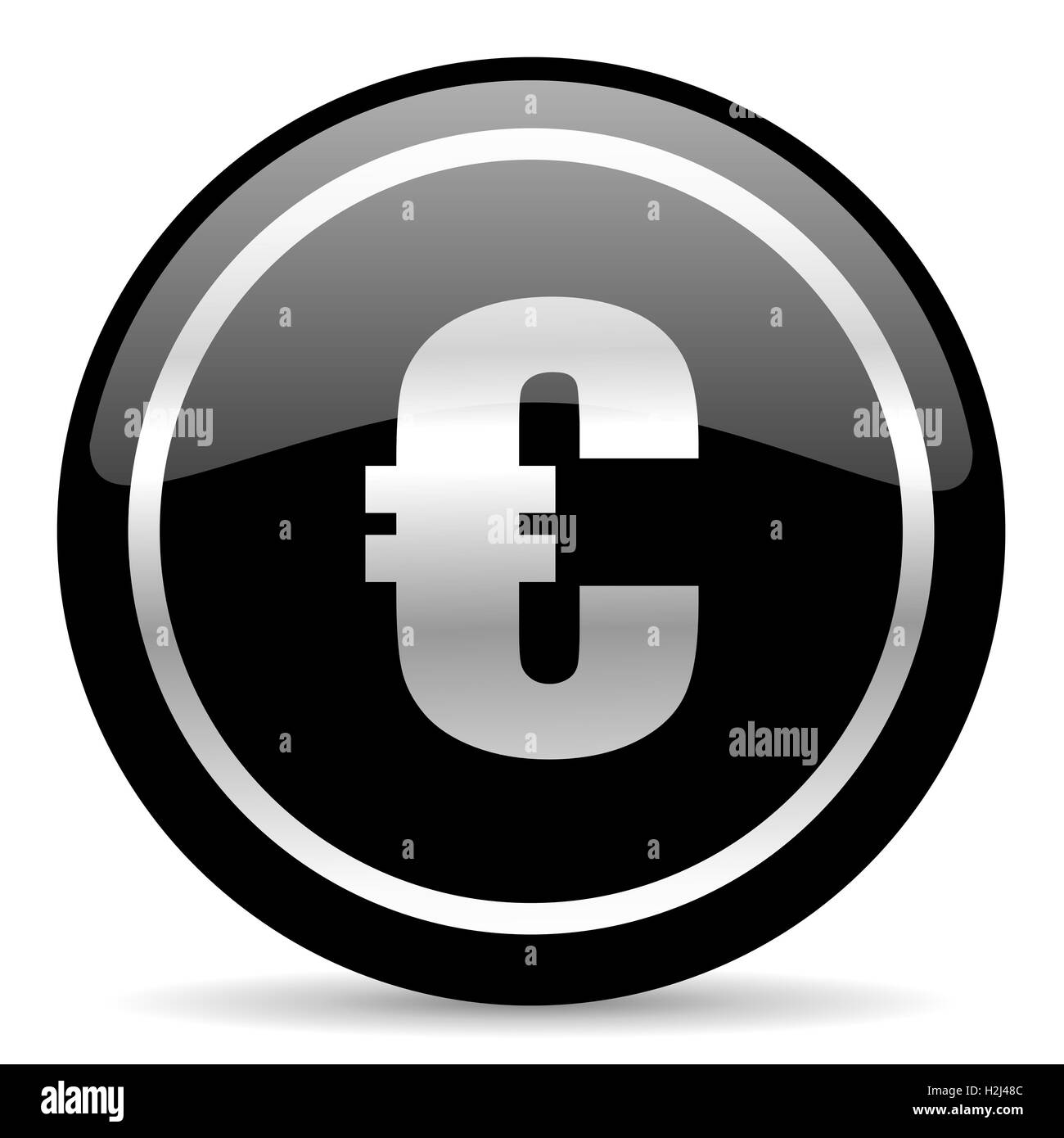 icône de l’euro Banque D'Images