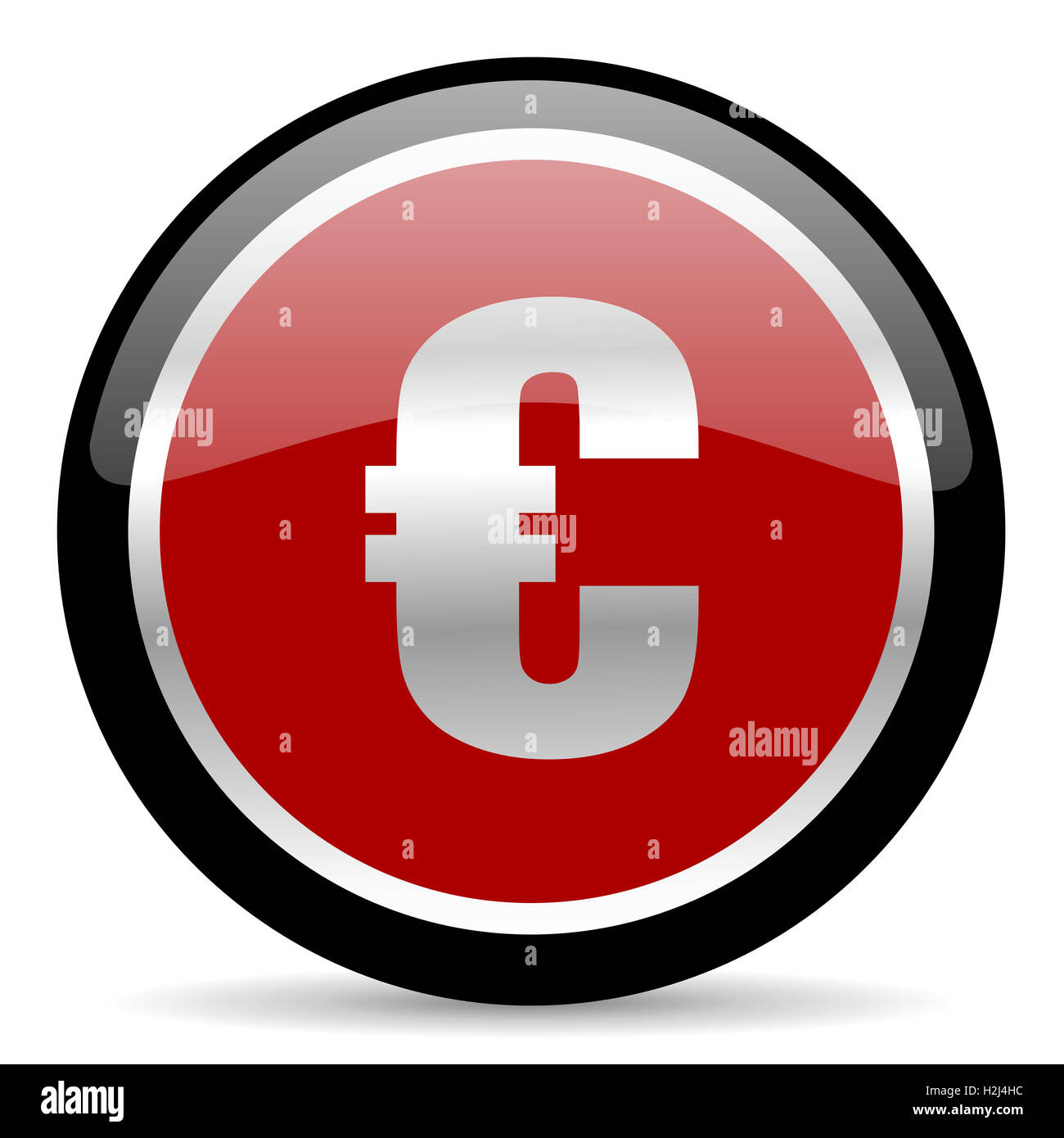 icône de l’euro Banque D'Images