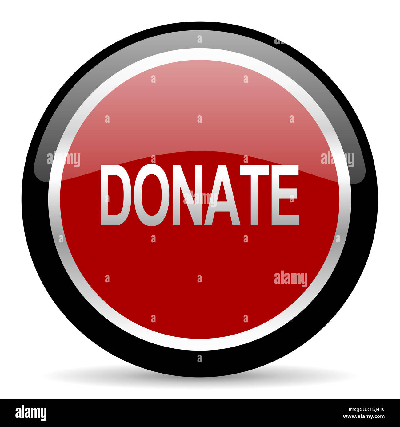 faire un don d’icône Banque D'Images