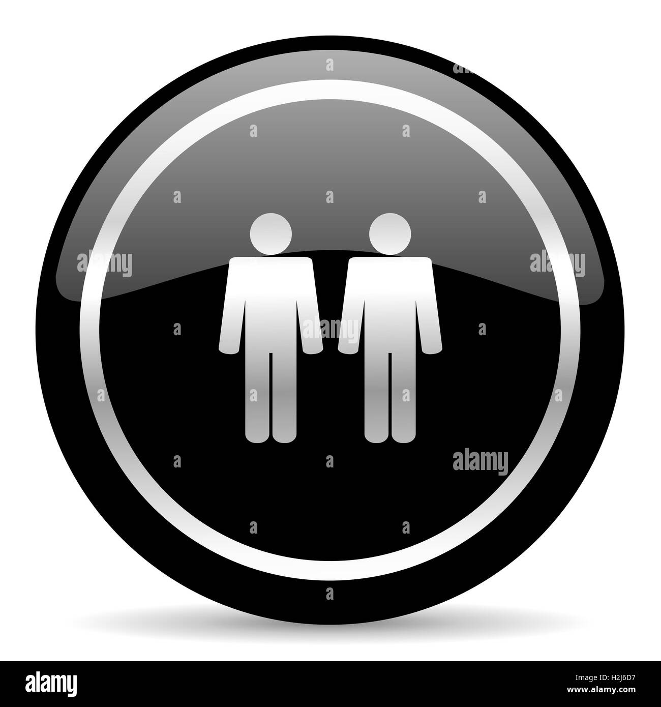 icône de couple Banque D'Images