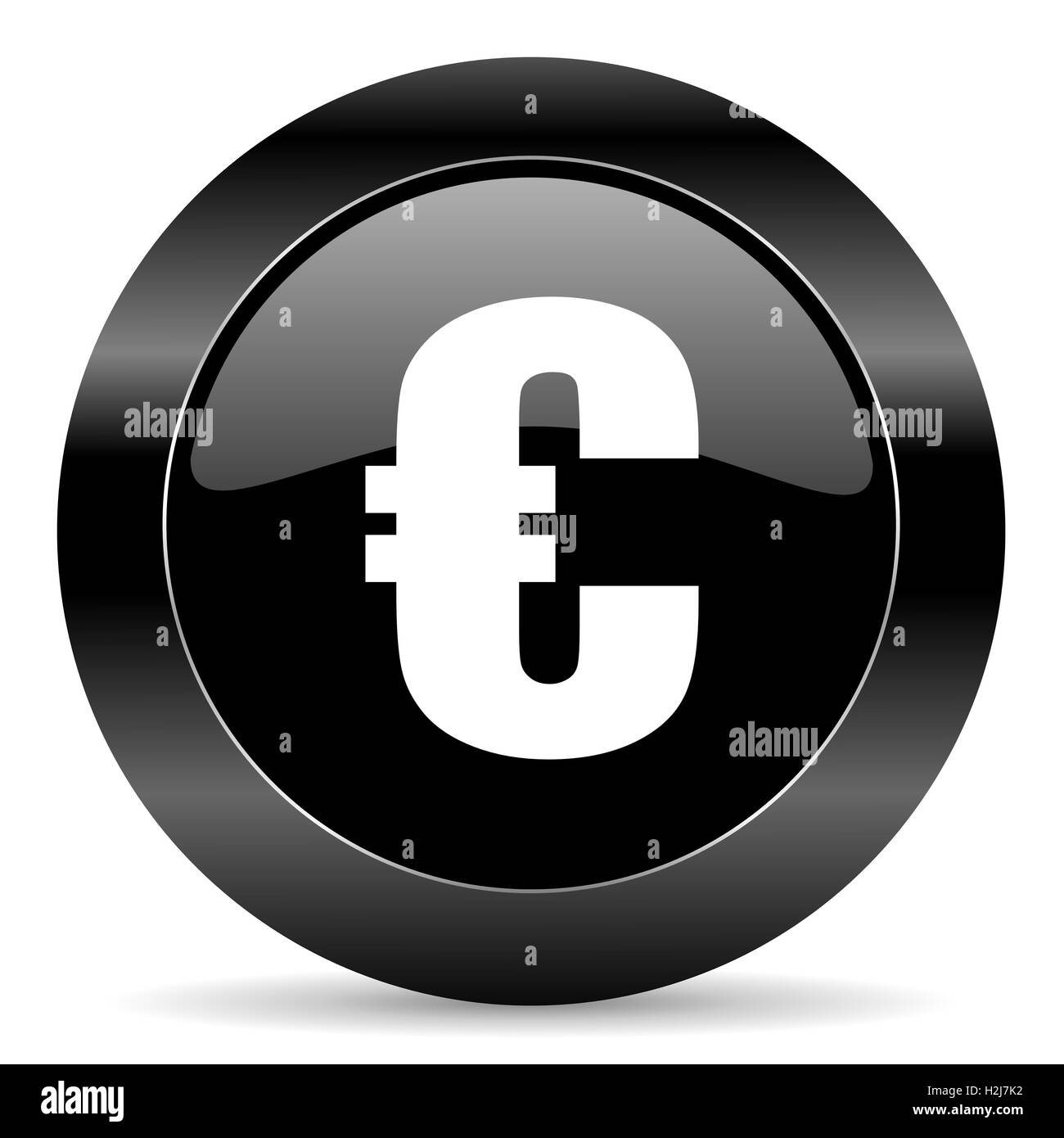 icône de l’euro Banque D'Images