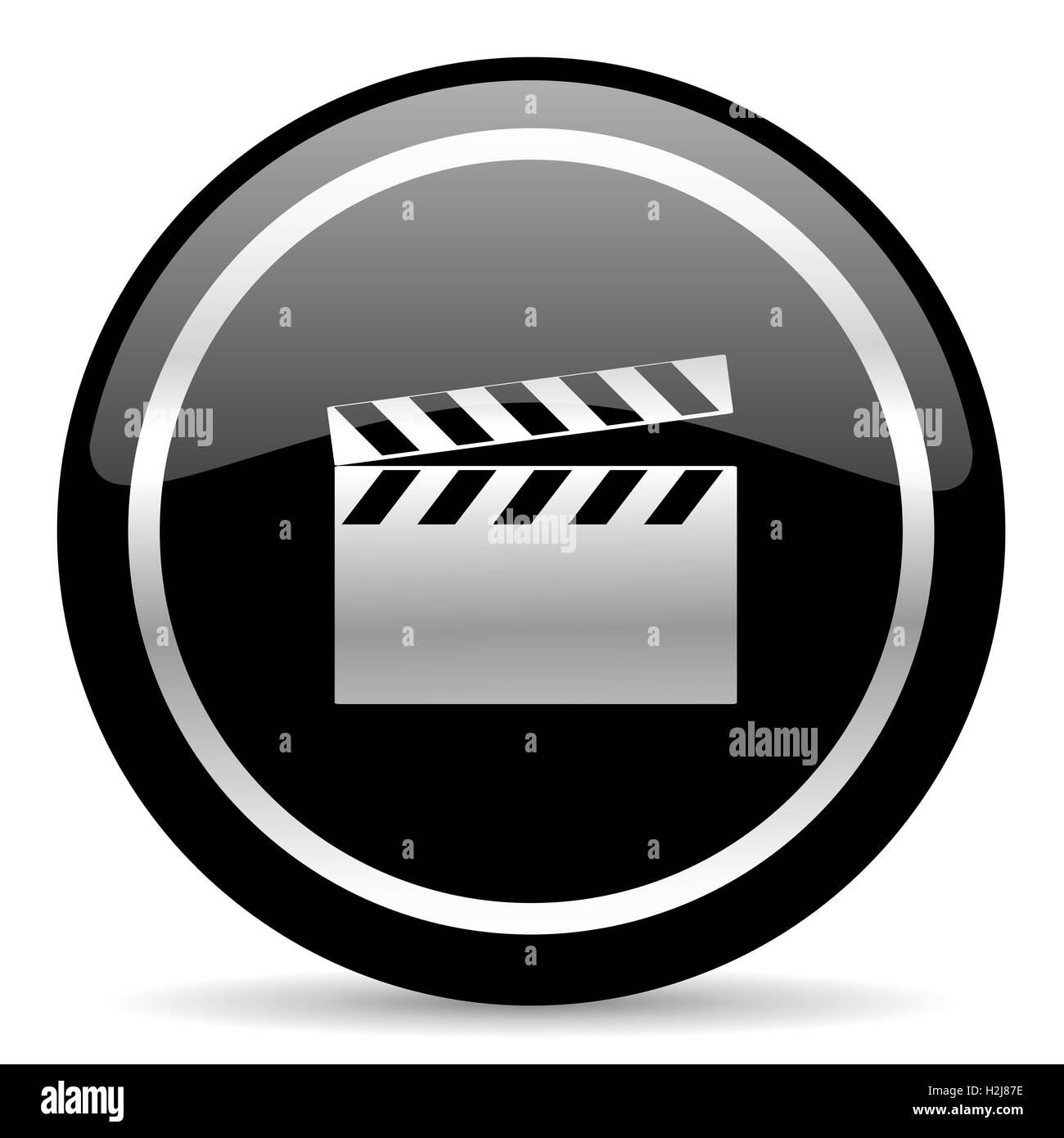 icône vidéo Banque D'Images