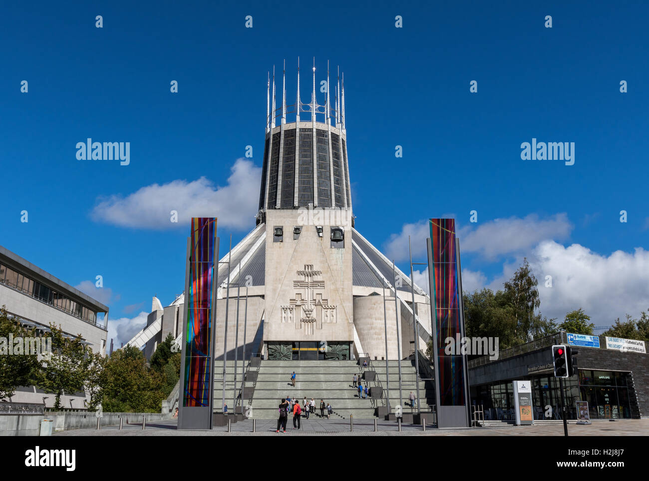 Liverpool Metropolitan Cathedral of Christ the King, Liverpool, Royaume-Uni Banque D'Images