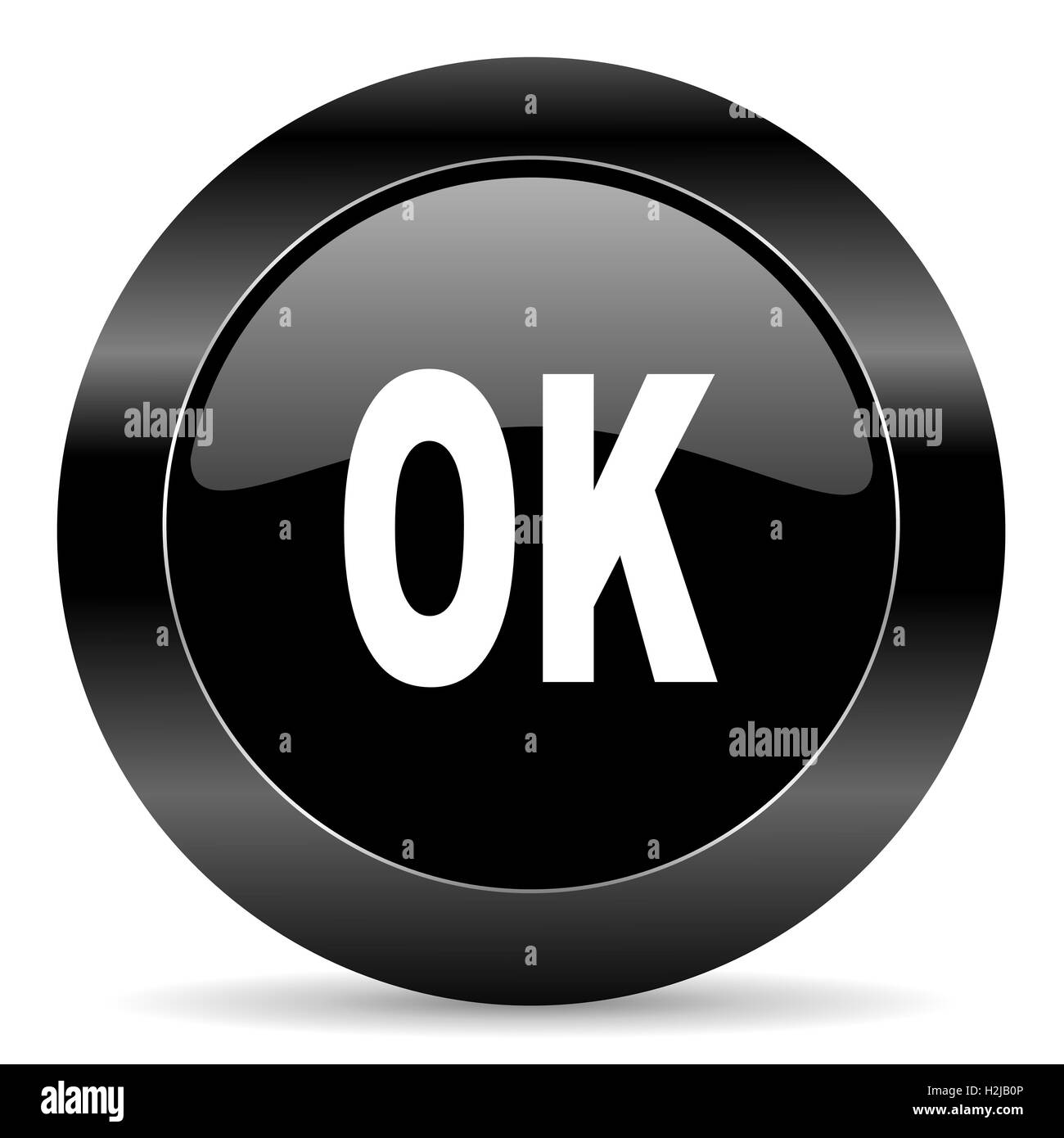 ok-icon-banque-de-photographies-et-d-images-haute-r-solution-alamy