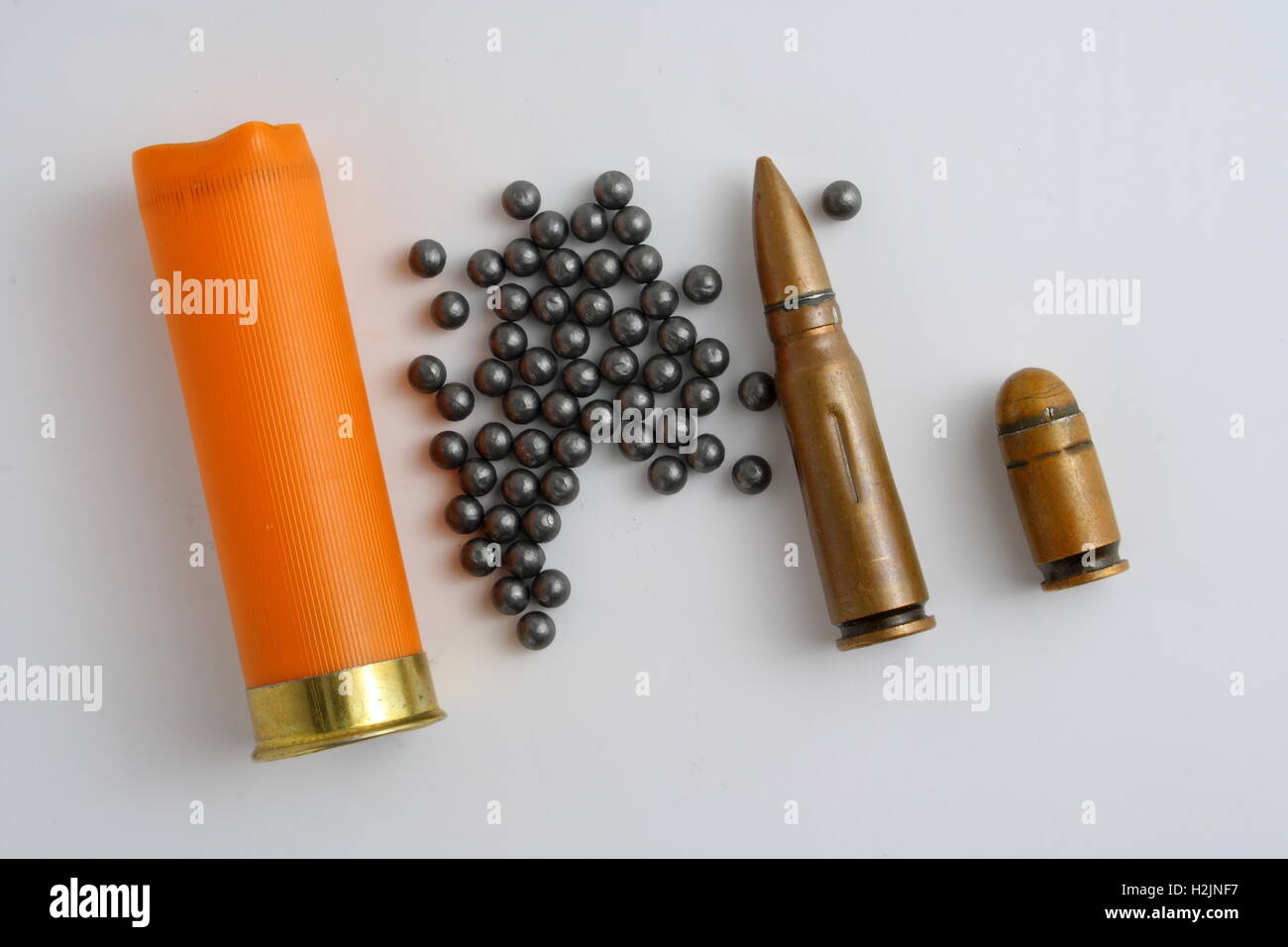 Munitions de chasse et de manchon shot Banque D'Images