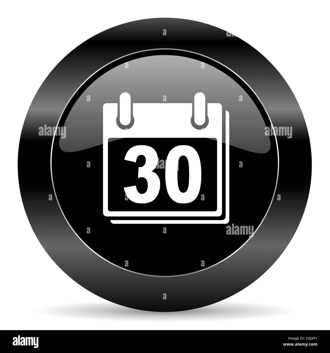 icône de calendrier Banque D'Images