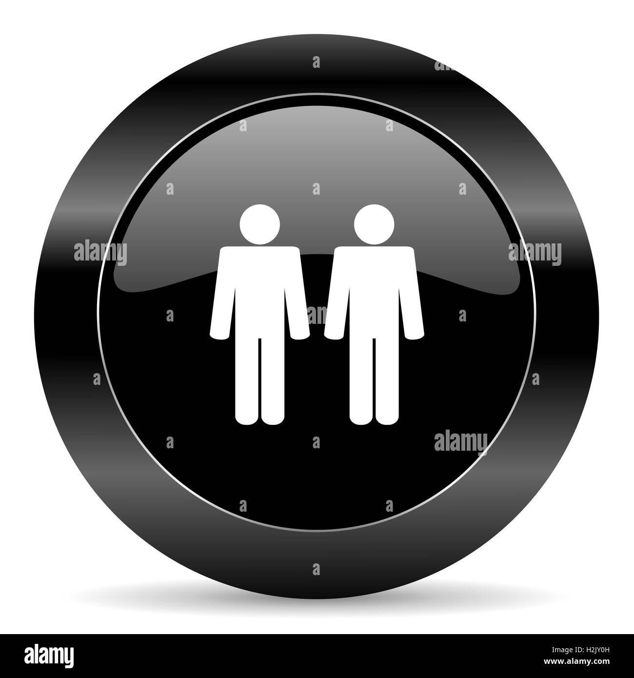 icône de couple Banque D'Images