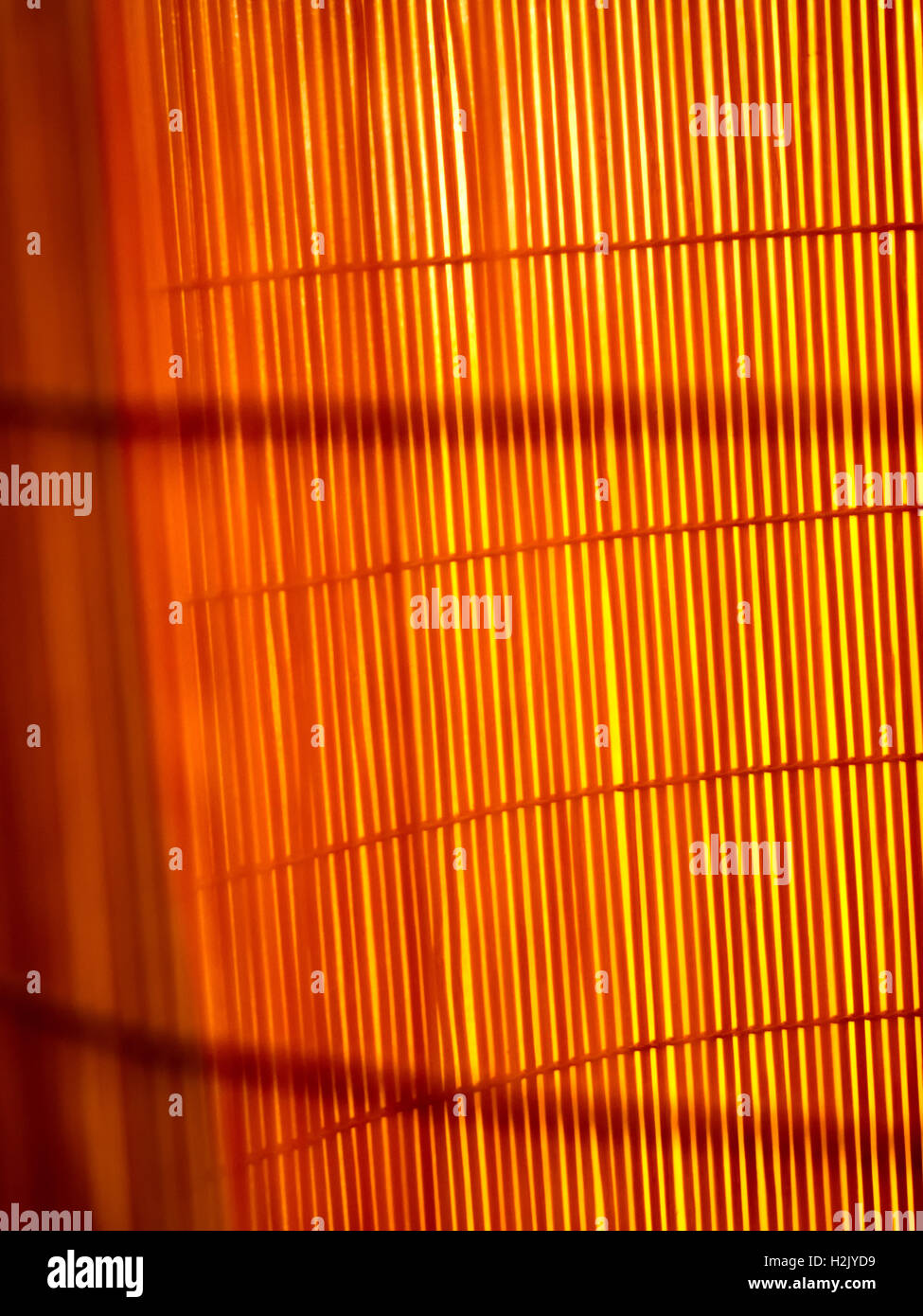 Rideau en bambou Banque D'Images