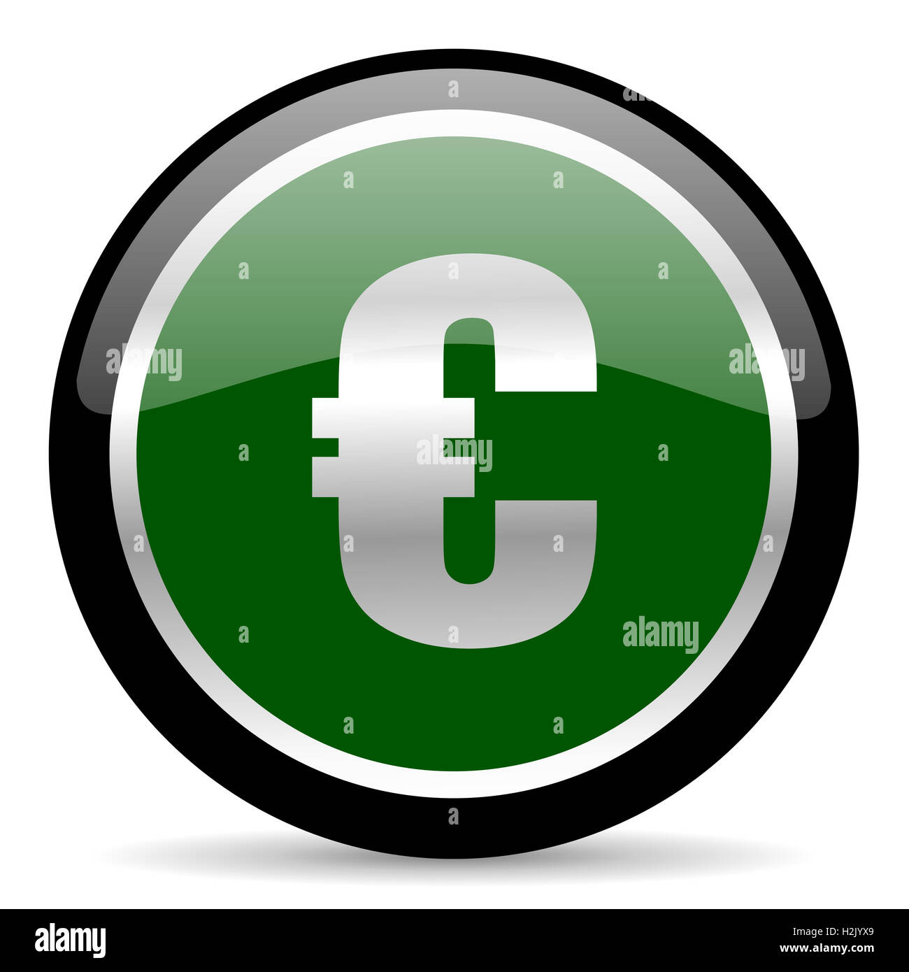 icône de l’euro Banque D'Images