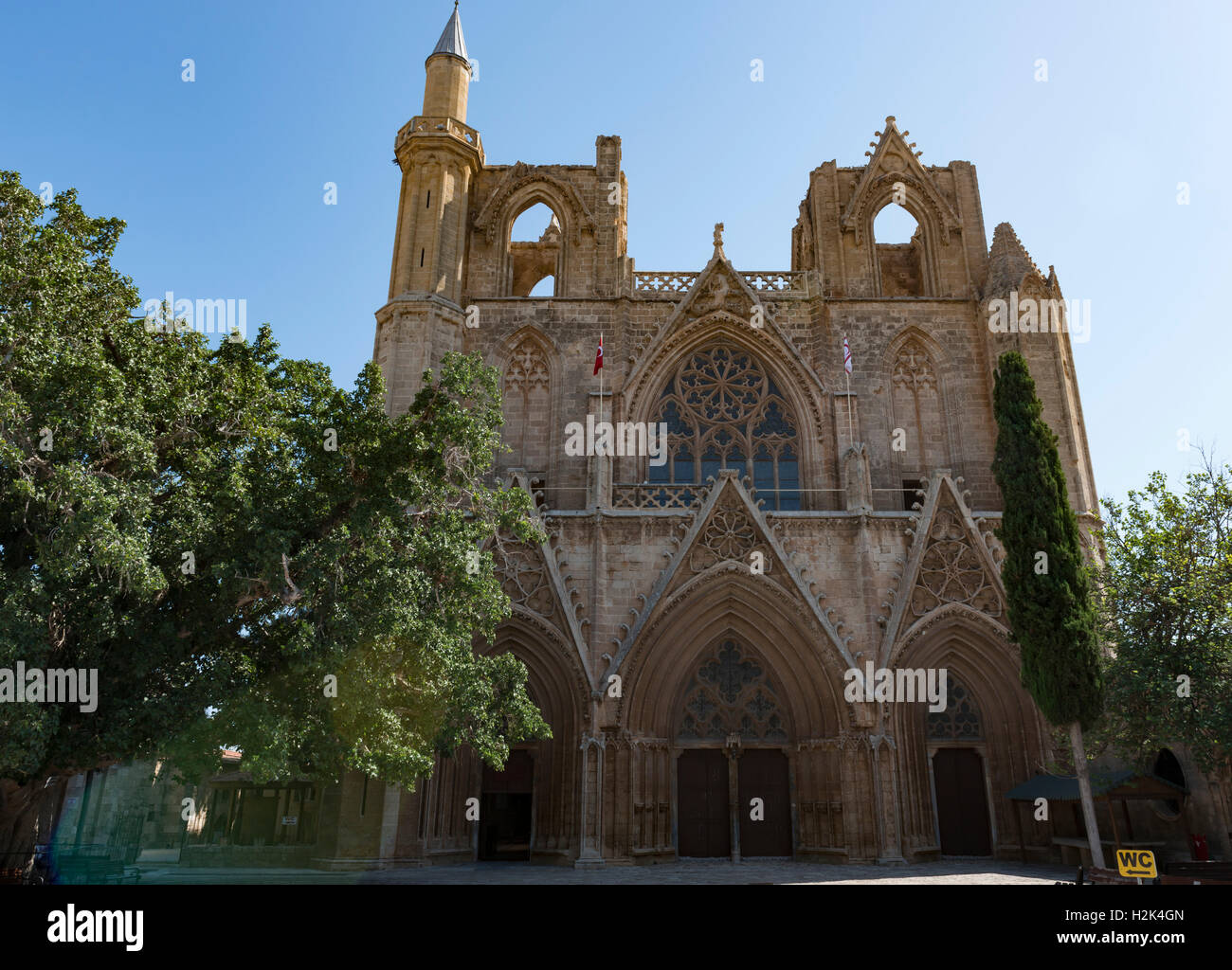 Cathédrale de Saint Nicholas, Farmagusta Banque D'Images