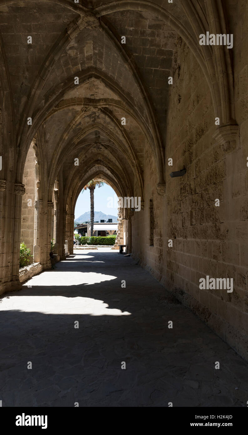 L'Abbaye de Bellapais, Chypre du Nord Banque D'Images