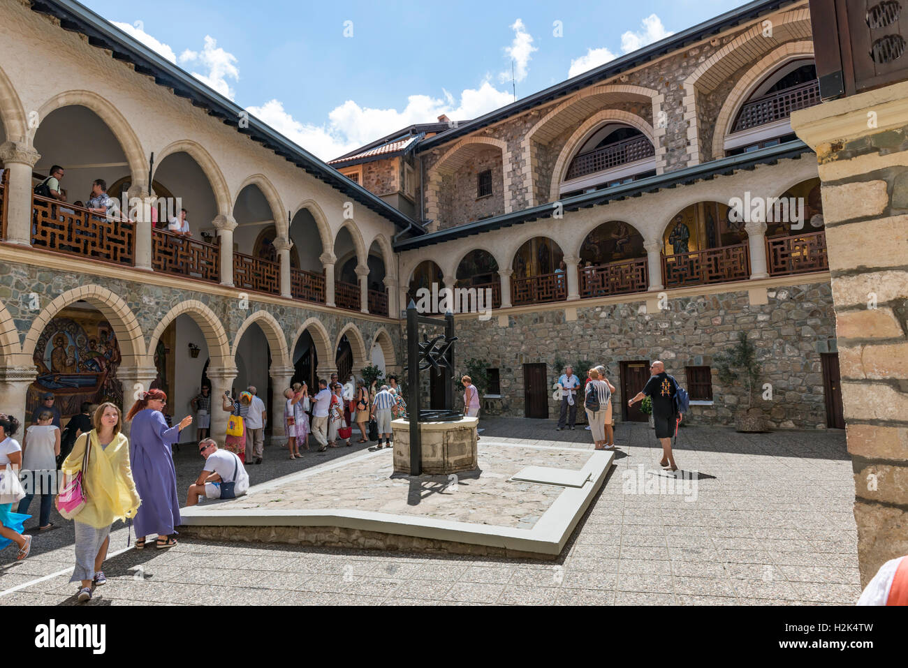 Monastère de Kykkos, Chypre Banque D'Images