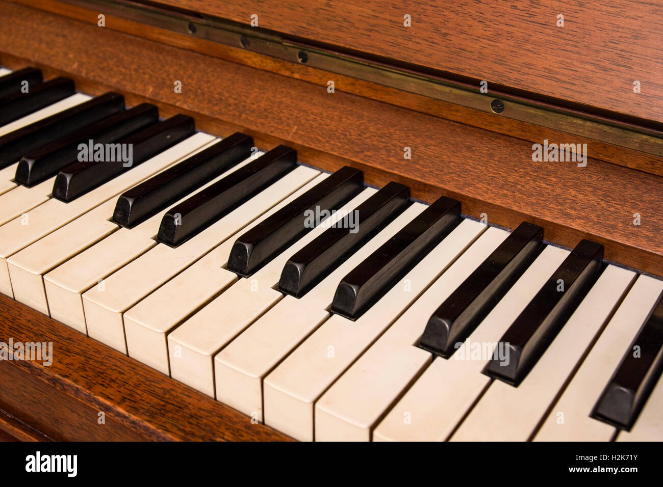 Touches de piano Banque D'Images