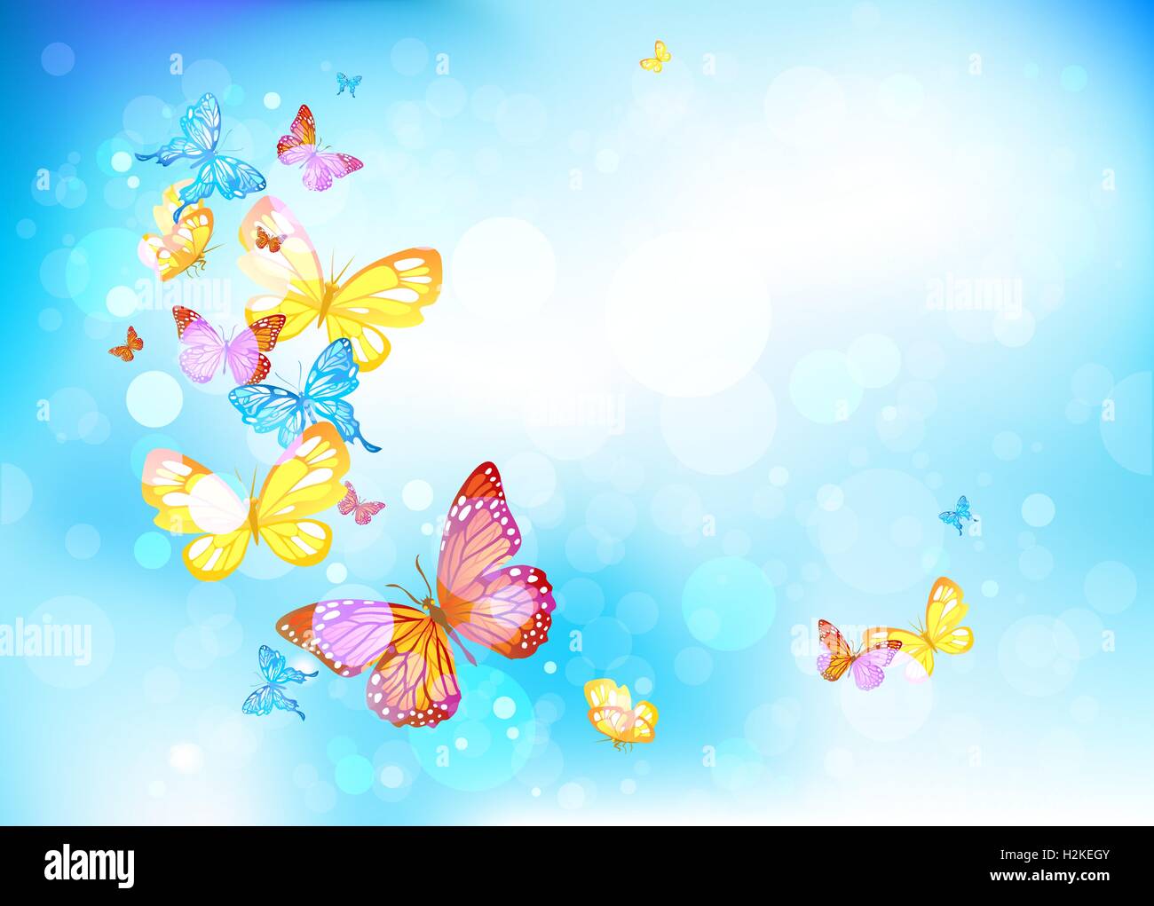 Papillons Illustration de Vecteur