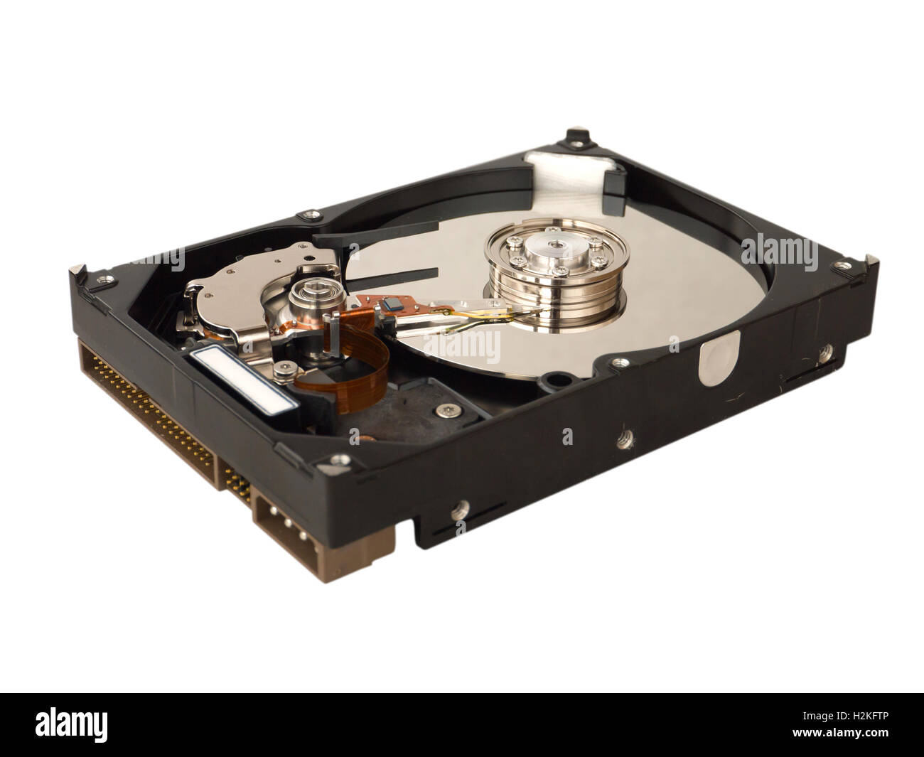 Disque dur isolated on white Banque D'Images
