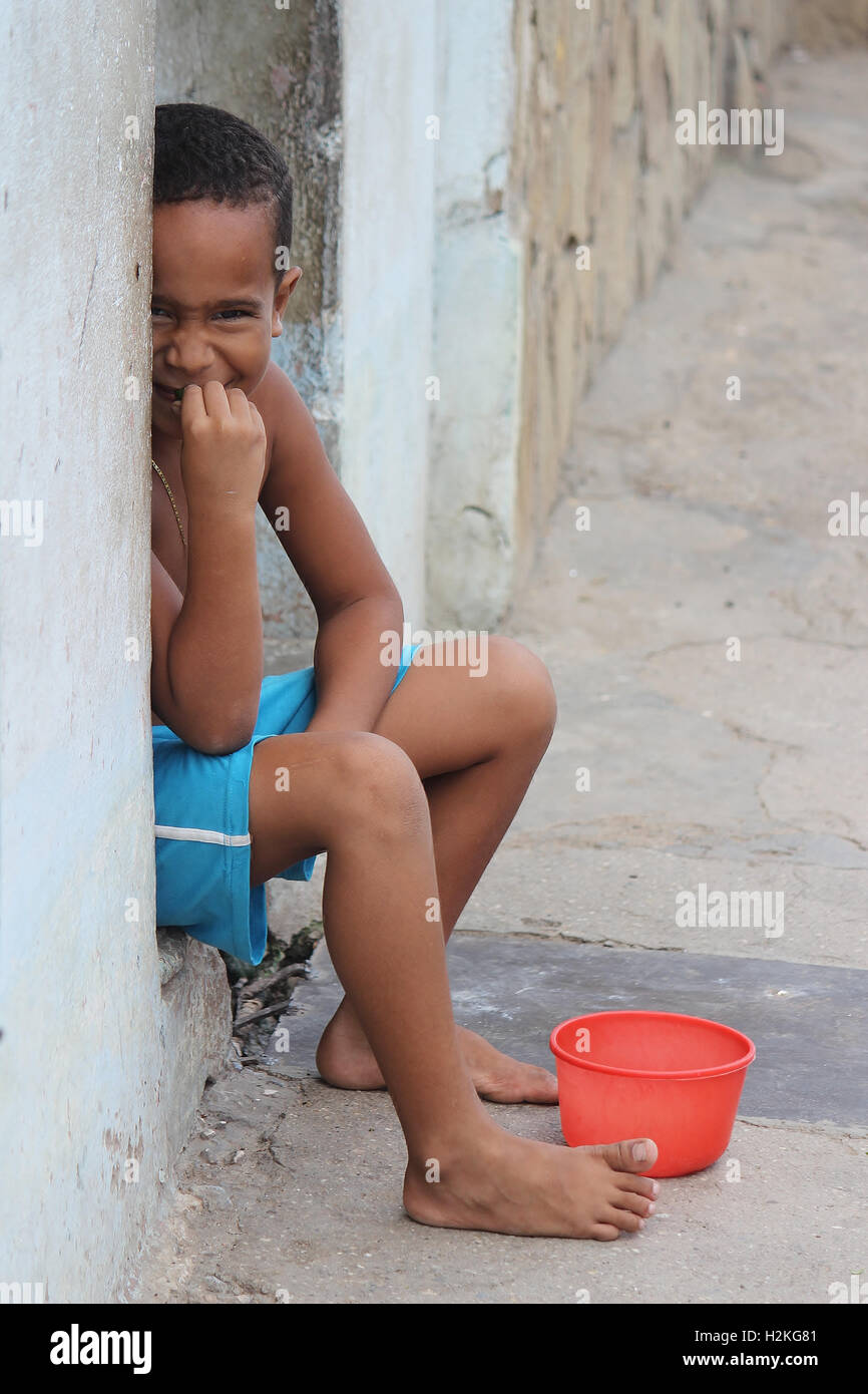 Enfant cubain Banque D'Images