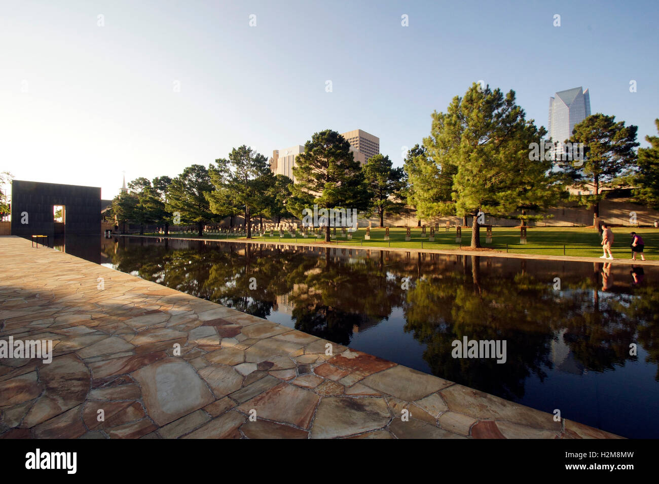 La bombe d'Oklahoma City Memorial Banque D'Images