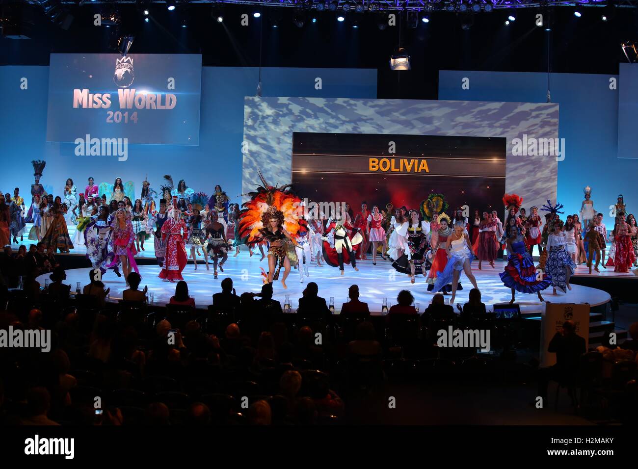 Concours de Miss Monde 2014 Banque D'Images