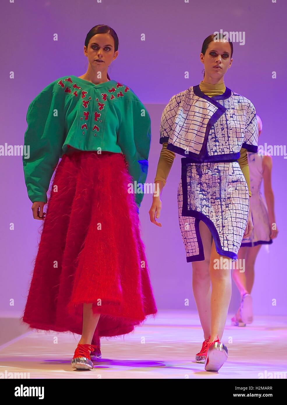 DAME Zandra Rhodes Banque D'Images