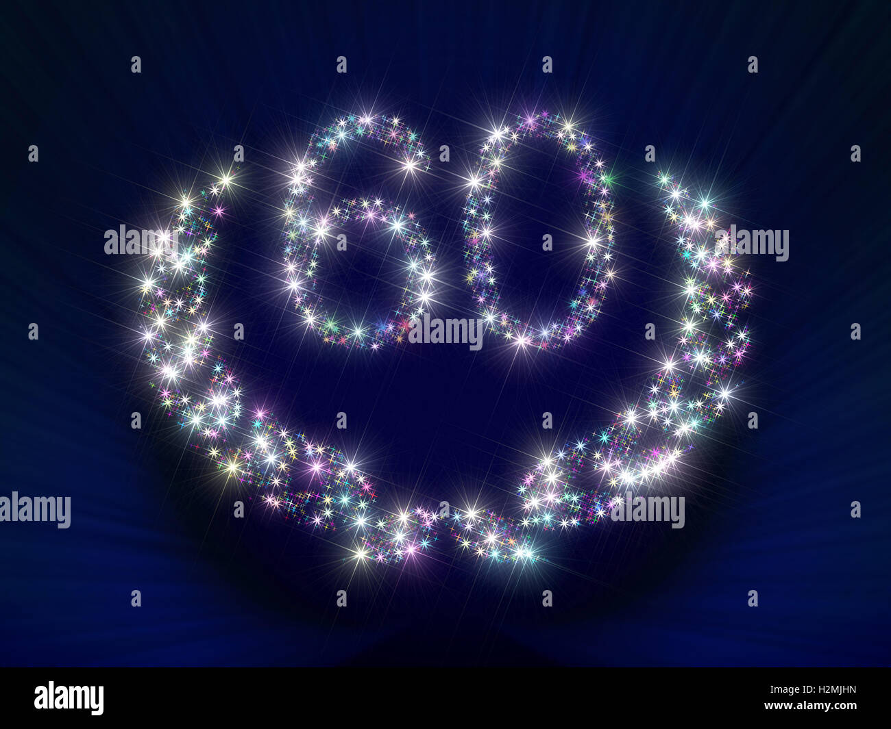 Résumé fond illustration représentant une carte-cadeau d'accueil consacré à 60 ans jubilé avec les chiffres Banque D'Images