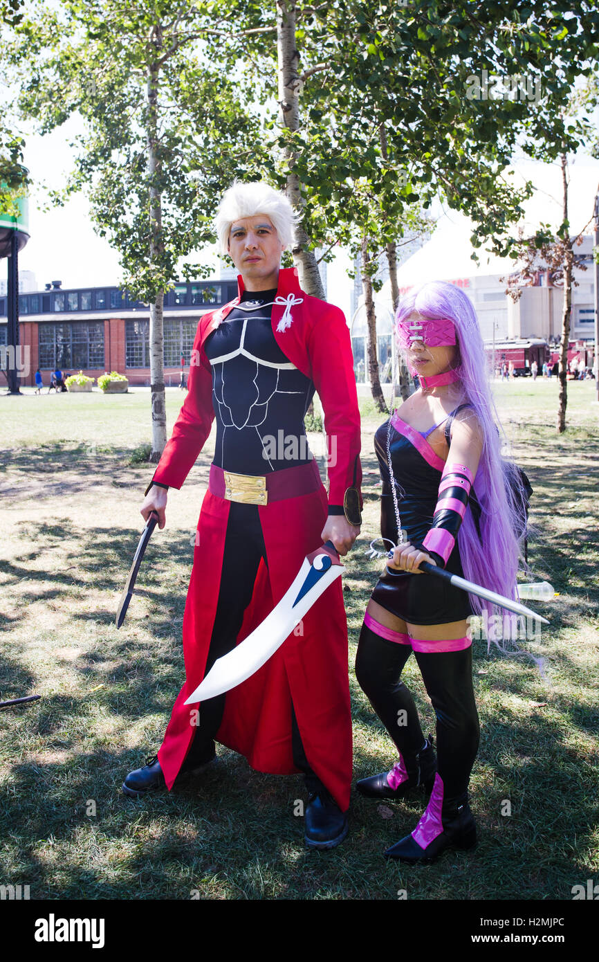 Convention d'anime cosplayeurs Banque D'Images