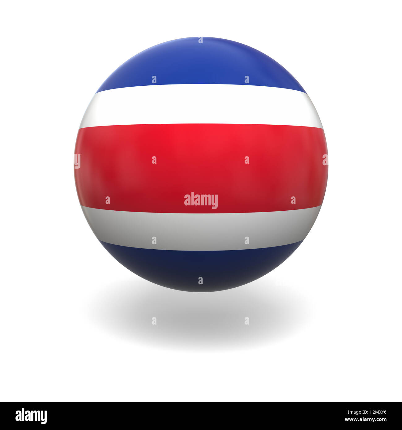 Drapeau du Costa Rica Banque D'Images